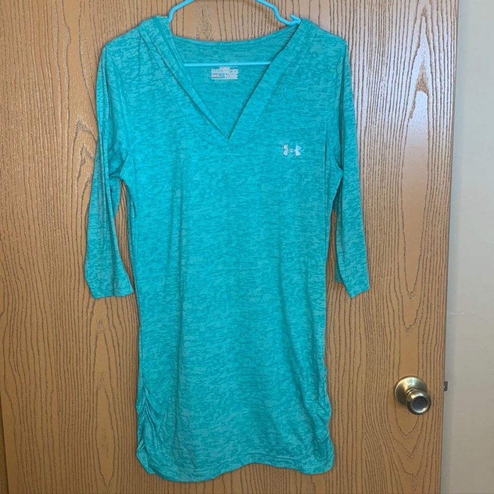 Dri-fit 1/2 Sleeve Hooded Pullover